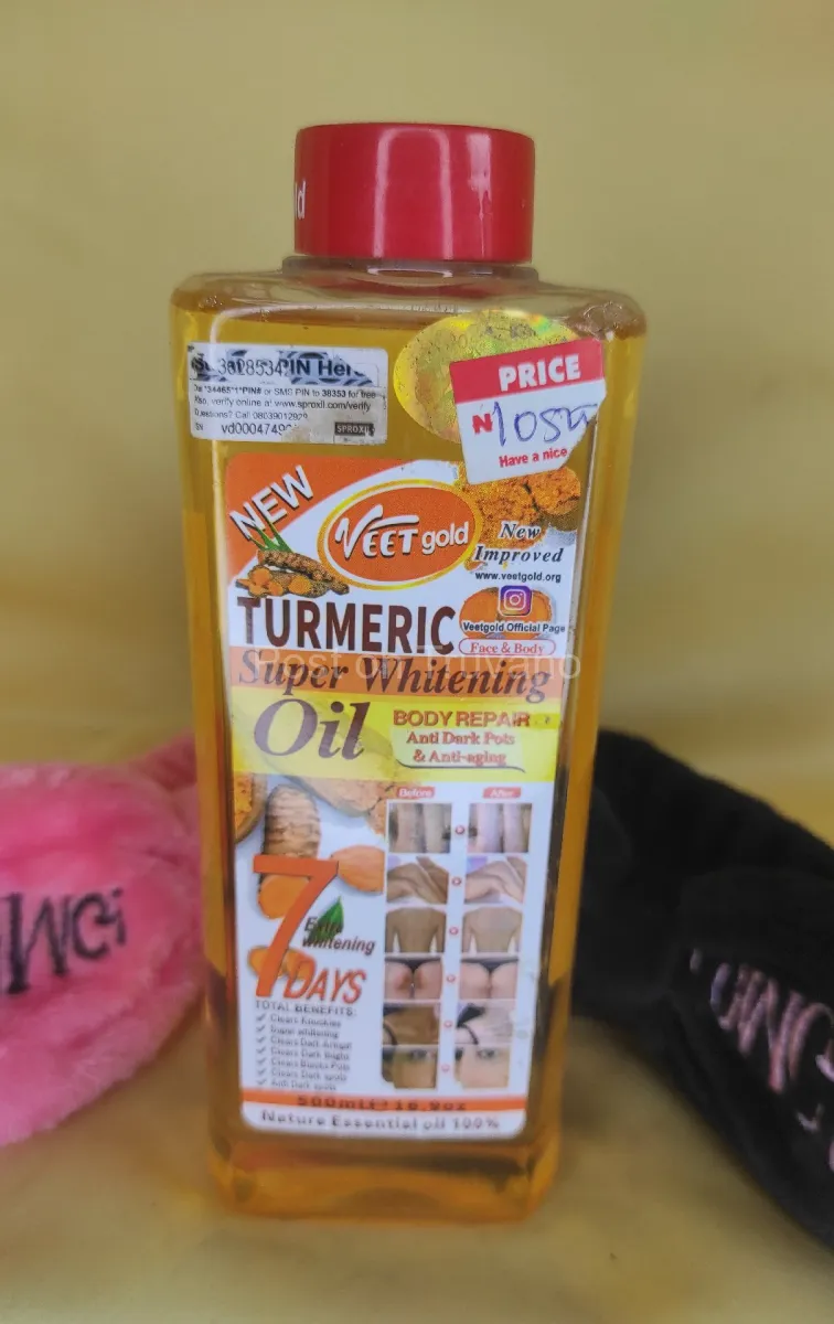 Veet Gold Tumeric Super Whitening Oil
