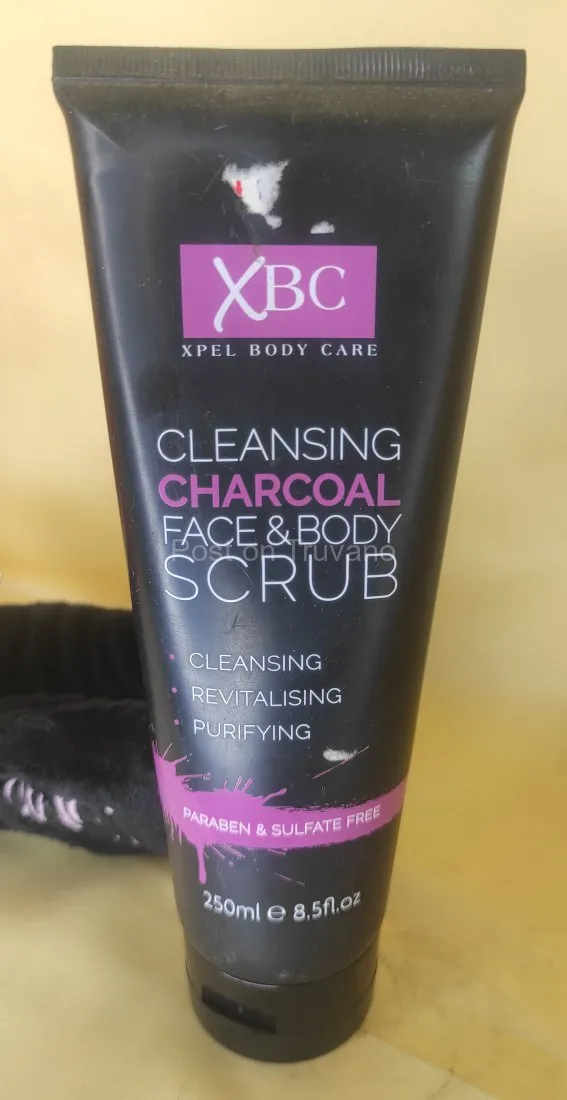 XBC Cleansing Charcoal Face & Body Scrub