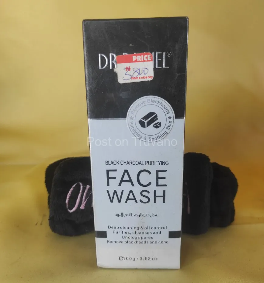 Dr. Rashel Black Charcoal Purifying Face Wash
