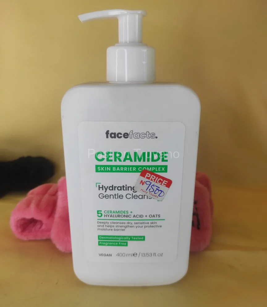Face Facts Ceramide Hydrating Gentle Cleanser.
