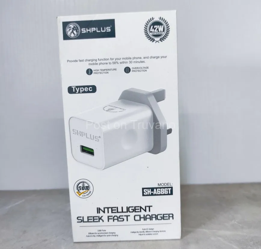 SHPLUS SH-A686T Intelligent Sleek Fast Charger