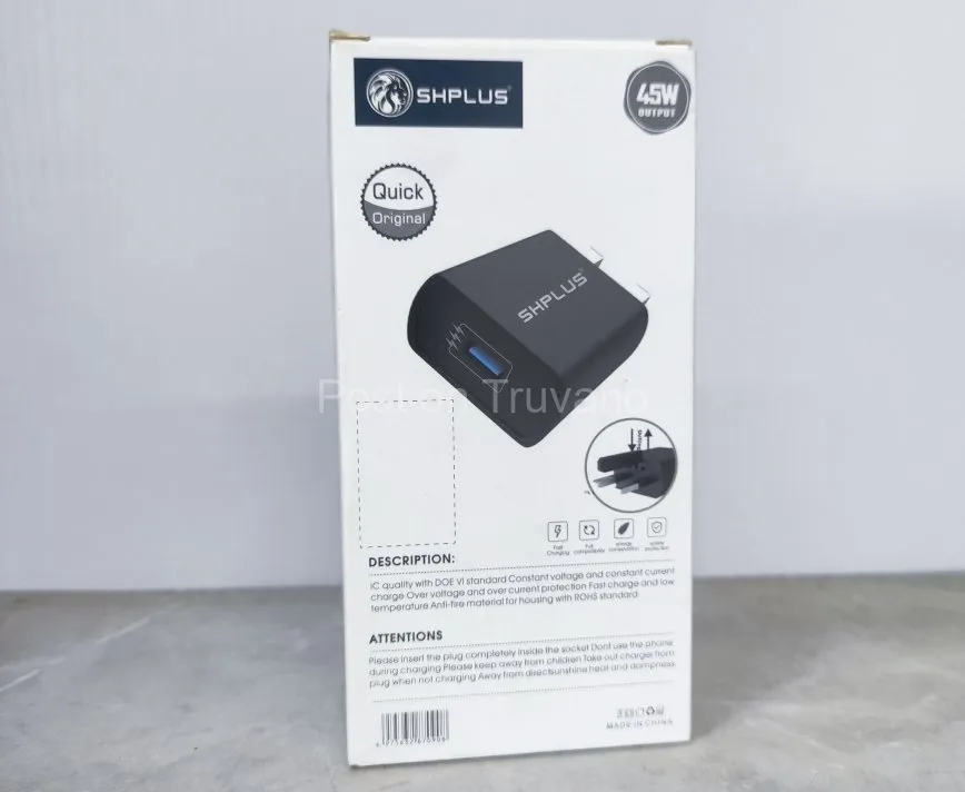 SHPLUS brand 45W Super Fast Charger (Model SH-A1025)