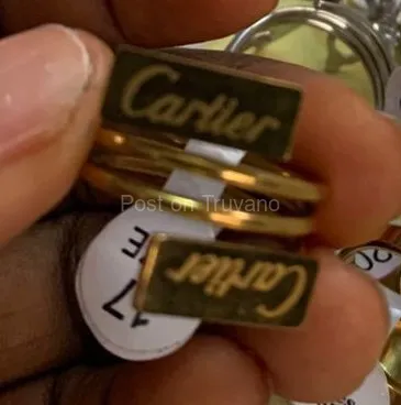 Cartier branded ring