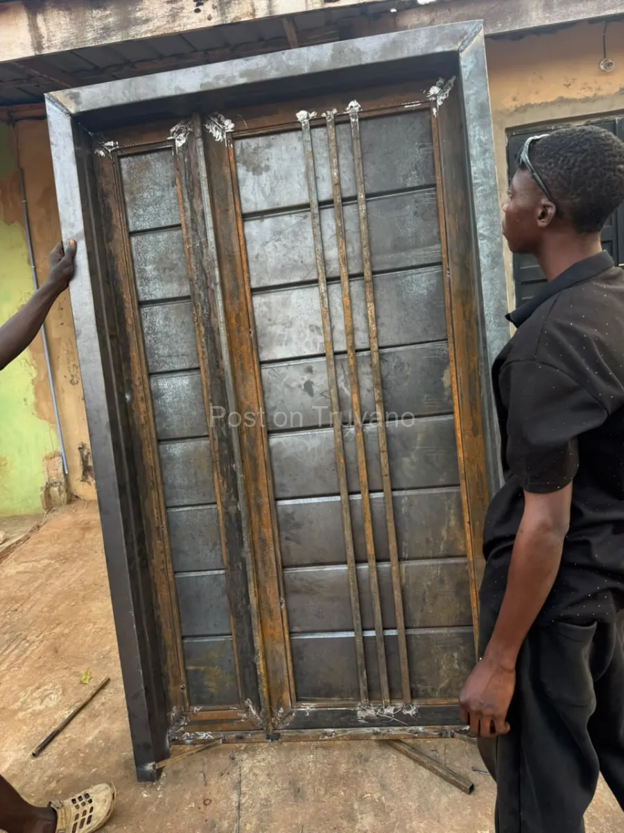 Locally fabricated "Italian-style" panel door
